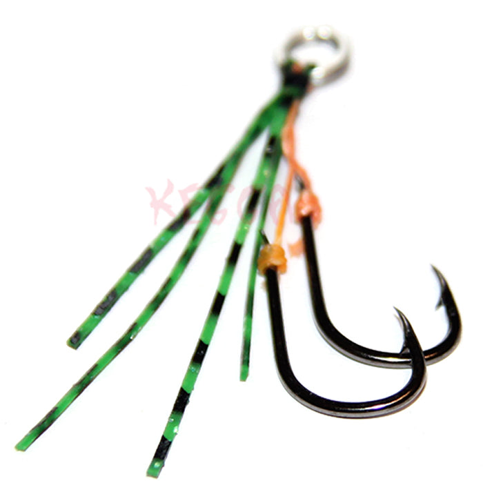 Camo Green Kegga Stinger Hooks #8 BKK Berkley Lures OSP | KEGGA LURES