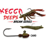 Kegga Deeps Jig Heads Bream Series