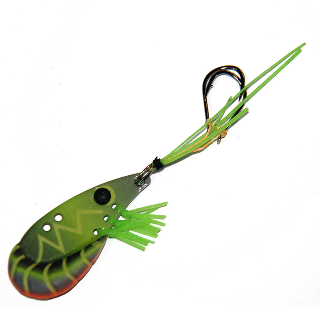 Kegga PB38 Prawn Blades - Grass Vibes Bream Fishing Lures Flathead