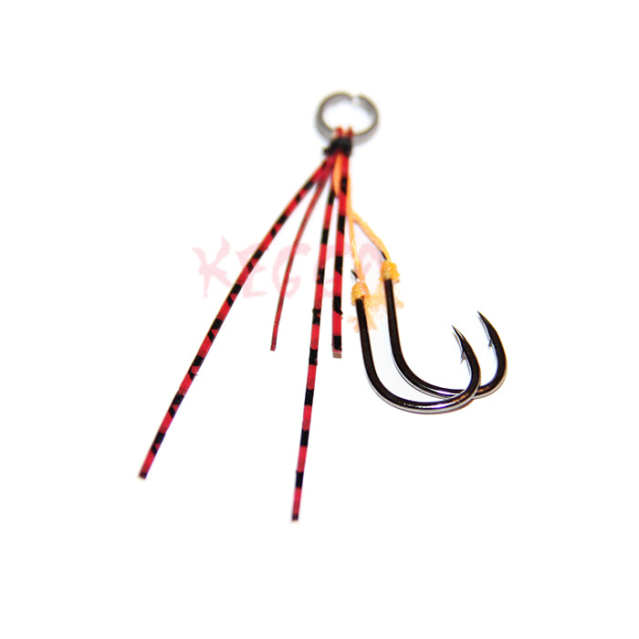 Camo Red Kegga Stinger Hooks #8 BKK Berkley Lures OSP