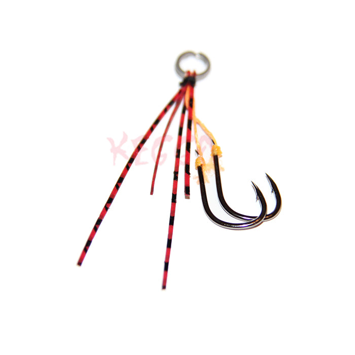 Kegga Stinger Hooks - Camo Red #8