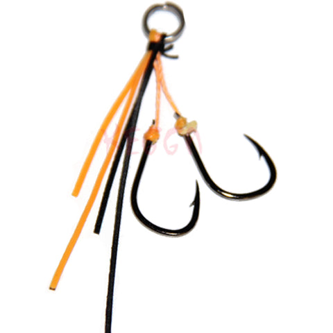 Kegga Stinger Hooks Duel Colour Black Orange