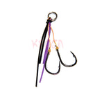 Kegga Stinger Hooks Duel Colour Black Purple