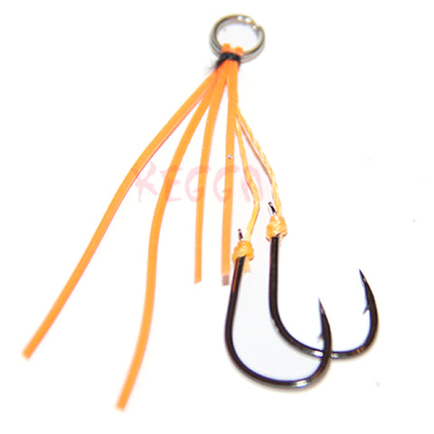 Orange Kegga Stinger Hooks