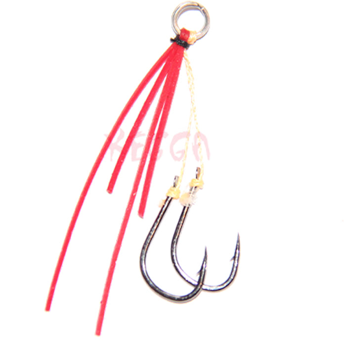 Kegga Stinger Hooks - Red #8